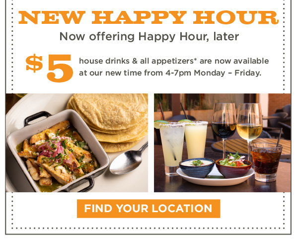 New, Later Happy Hour