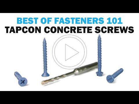 All About Tapcon Masonry Concrete Screws | Fasteners 101