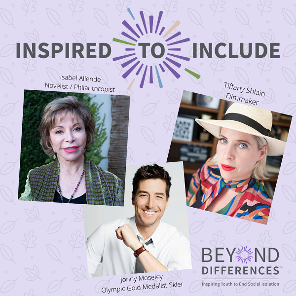 Isabel Allende, Jonny Moseley, and Tiffany Shlain are all Inspired To Include!