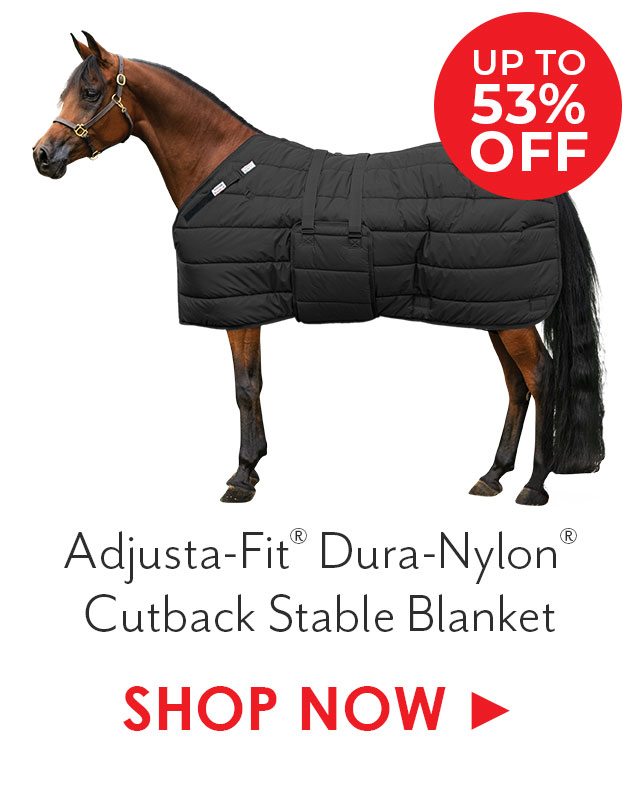 Adjusta-Fit Dura-Nylon Cutback Original Bellyband Stable Blanket - Heavyweight