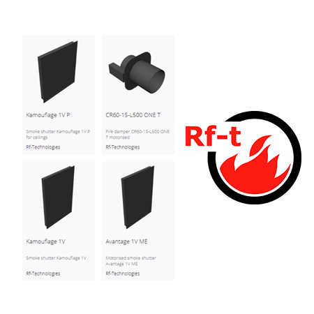 Smoke shutters Kamouflage and Avantage series from Rf-Technologies
