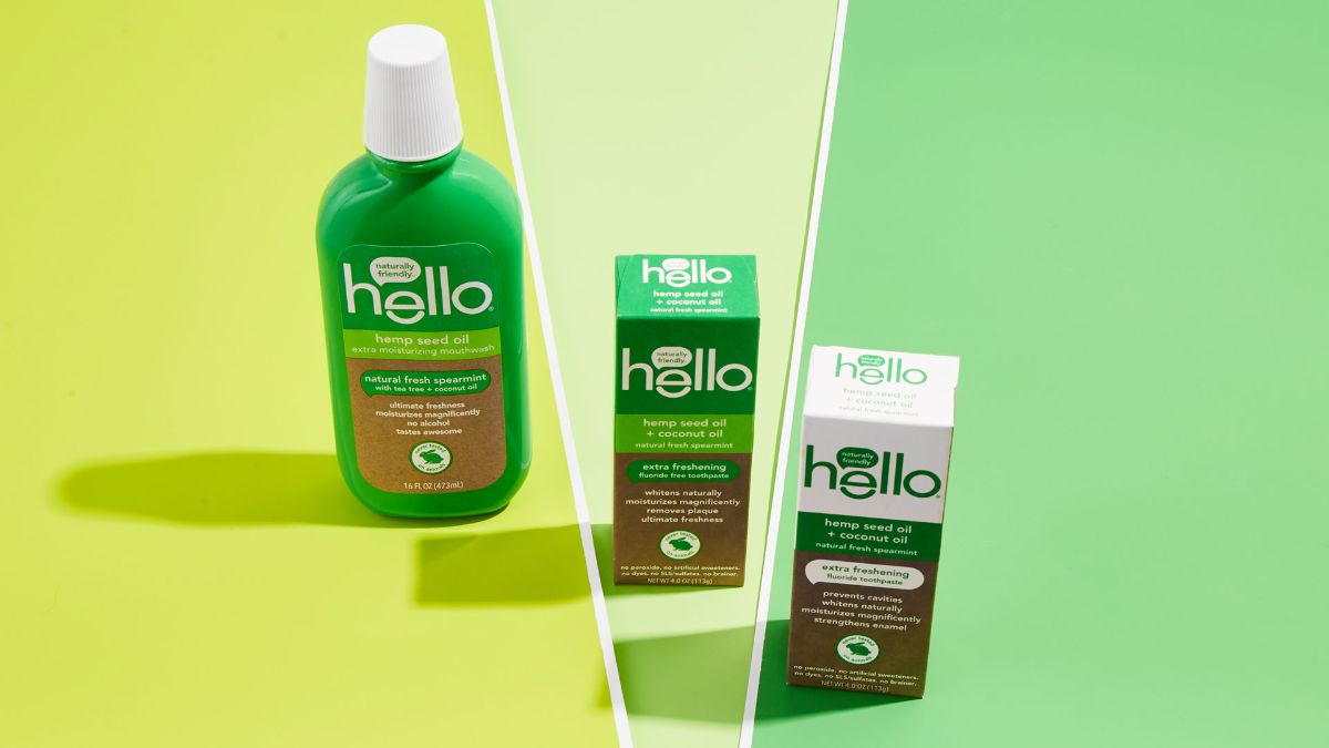 hello hemp seed oil toothpaste and rinse