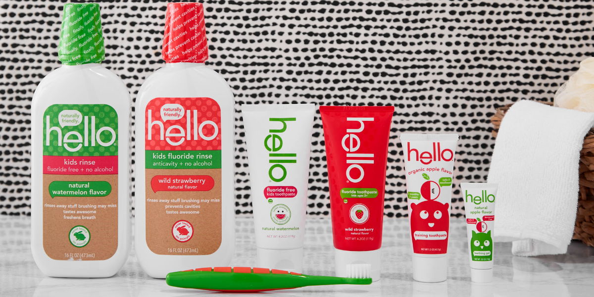 hello kids toothpaste & rinse