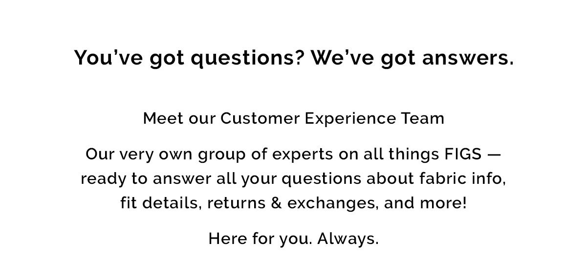 Customer Experience Team