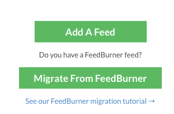 Migrate from FeedBurner