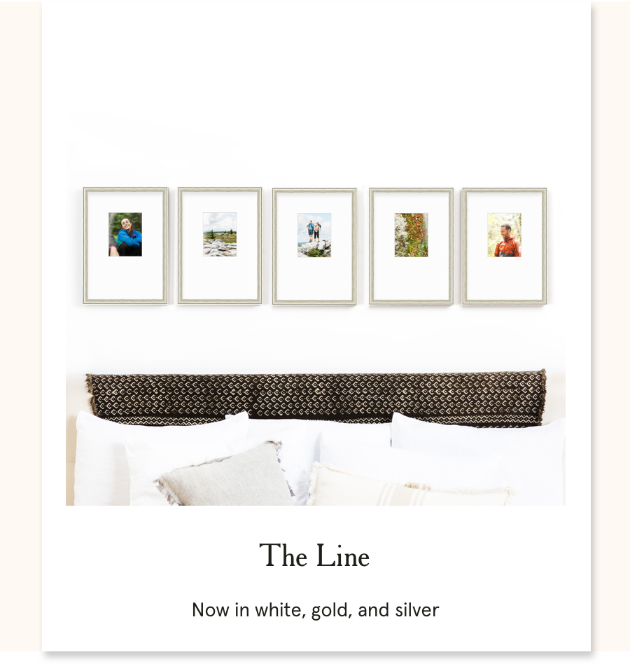 The Line: Now in white, gold, and silver