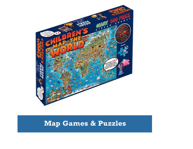 Maps Games and Puzzles