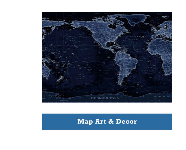 Map Art And Decor