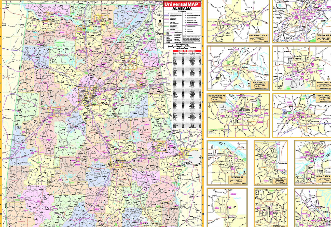 Universal Map Alabama