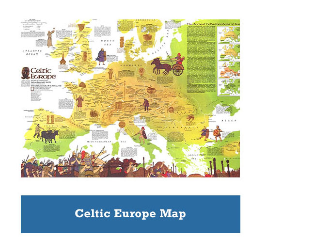 Celtic Europe Map