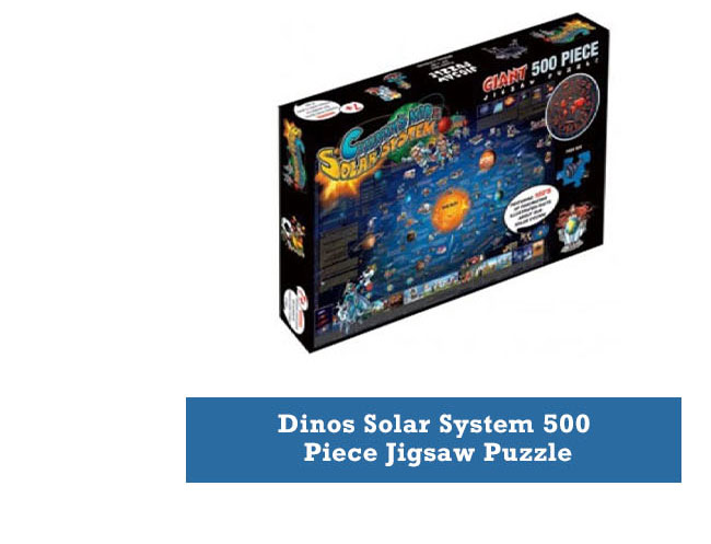 Dinos Solar System 500 Piece Jigsaw Puzzle