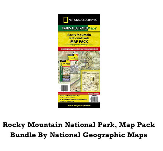 Rocky Mountain National Park, Map Pack Bundle