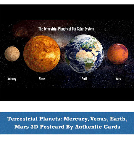 Terrestrial Planets: Mercury, Venus, Earth, Mars 3D