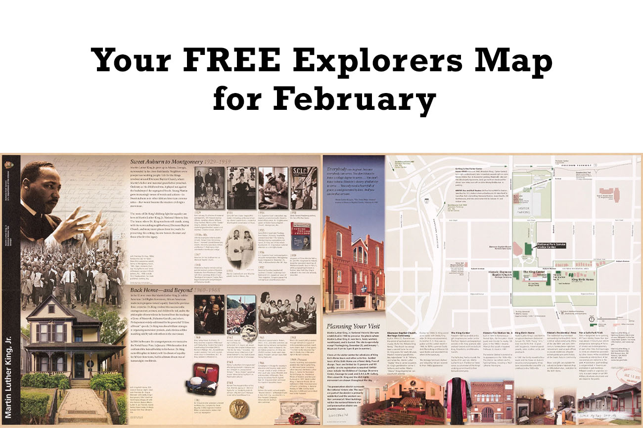 Your Free Explorers Map For February
