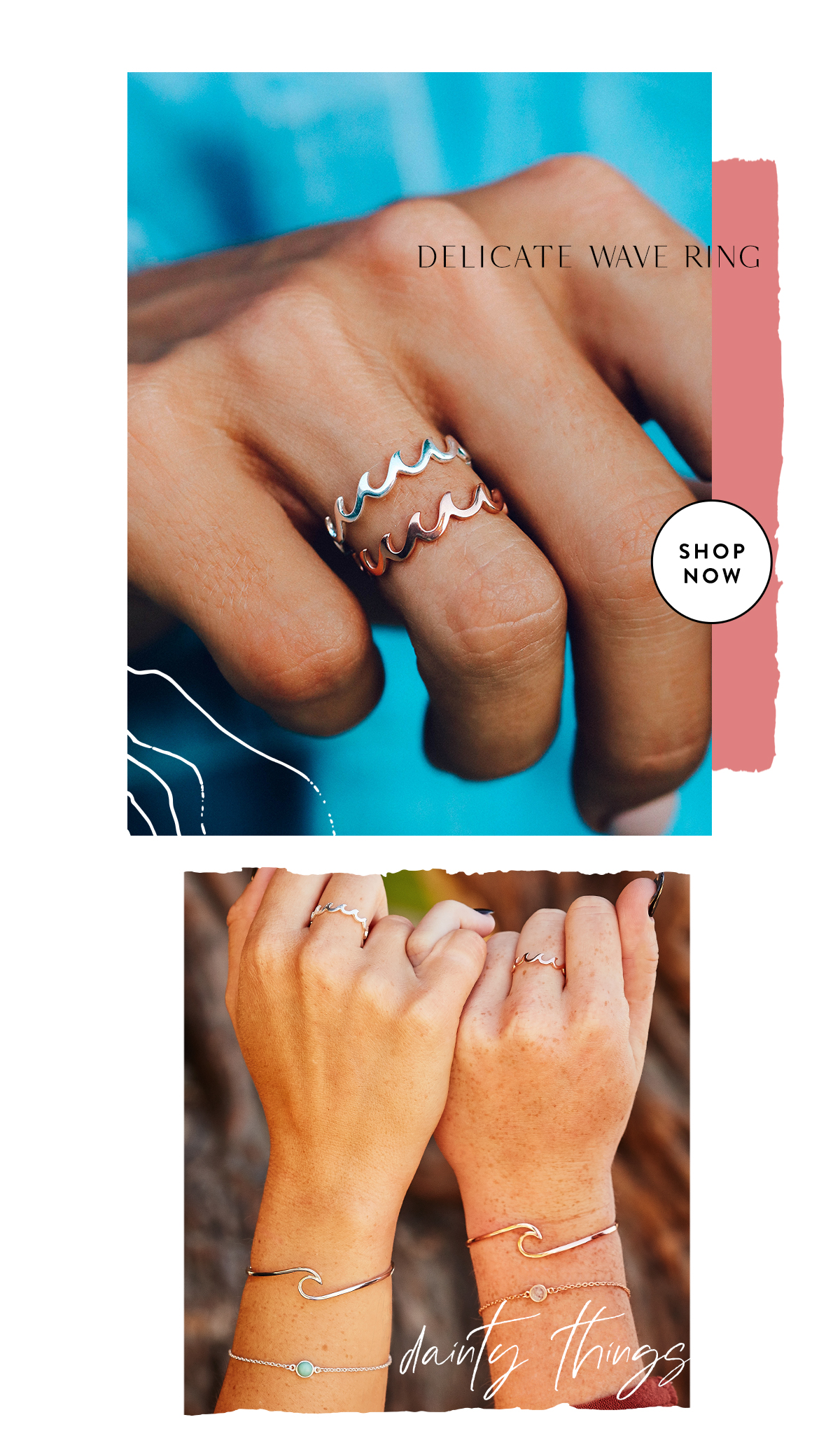 Delicate Wave Ring | SHOP NOW >