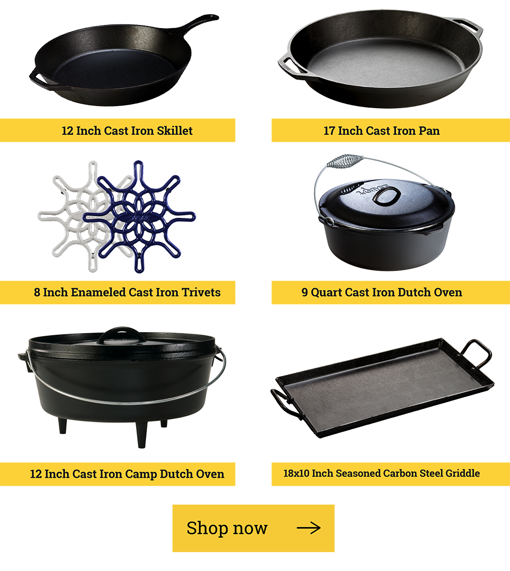 Lodge Cast Iron cookware items