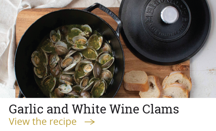 Garlic and White Wine Clams