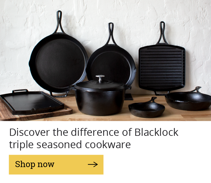 Discover the difference of Blacklock triple seasoned cookware [Shop now]