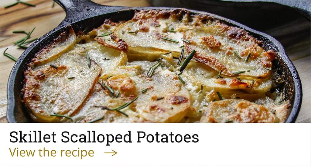 Skillet Scallop Potatoes [View the recipe ?]