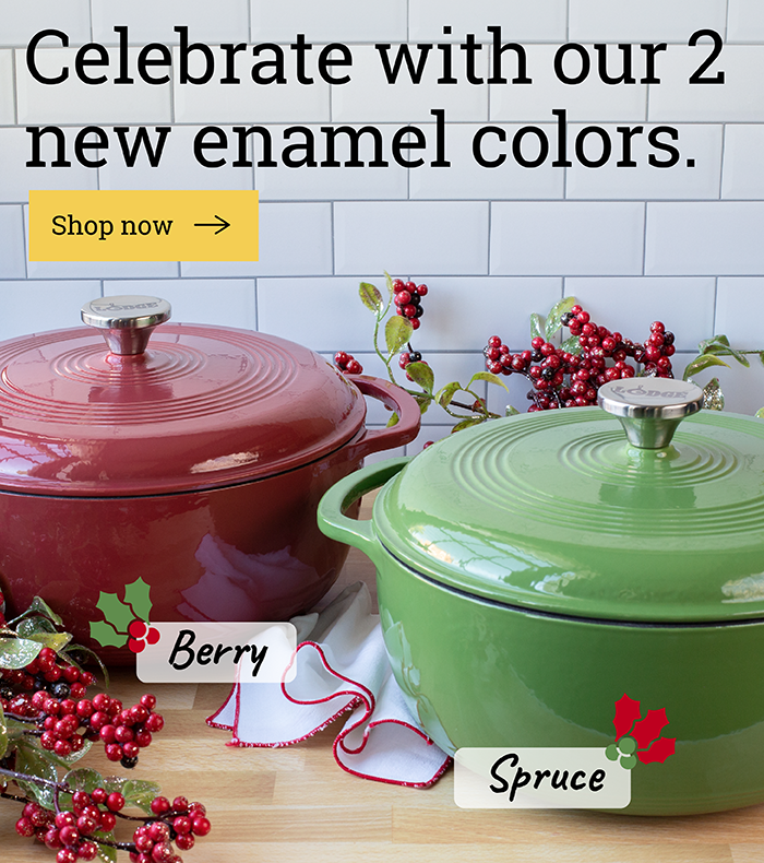 Celebrate with our 2 new enamel colors. Shop now