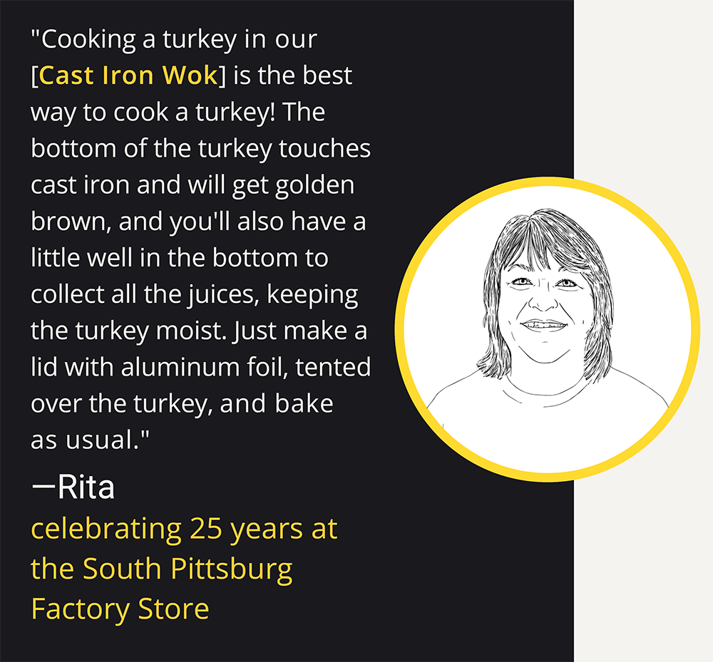 Rita Appleton on cooking a turkey in a wok