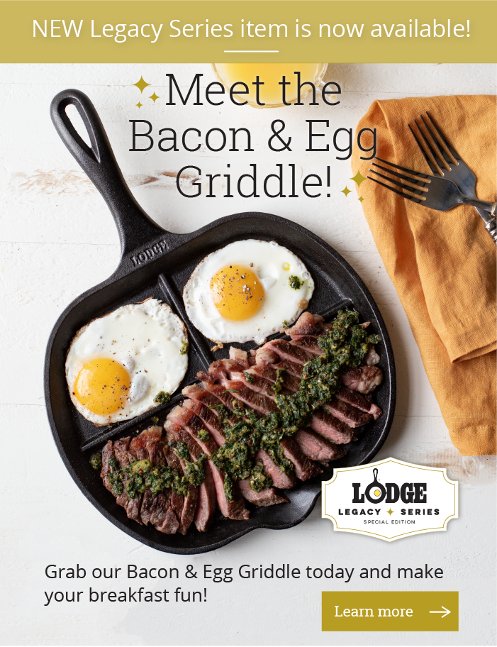 Rise & Shine! Meet the Bacon & Egg Griddle! Grab our Bacon & Egg Griddle today and make your breakfast fun! [Shop now]
