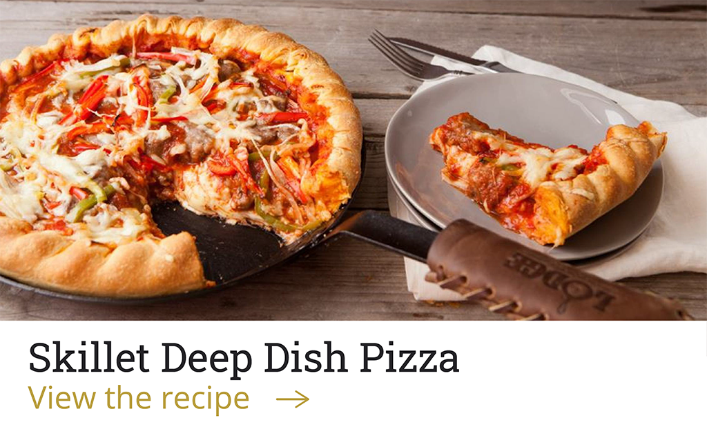 Skillet Deep Dish Pizza