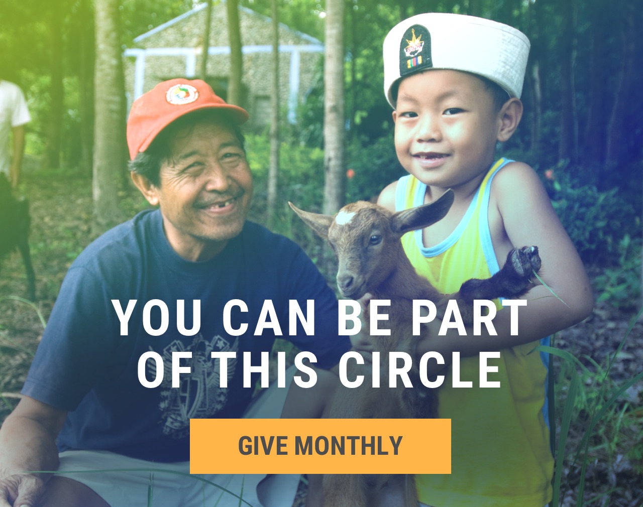 You can be part of this circle: Give Monthly