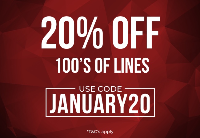 20% off Selected Items using the code PAYDAY20