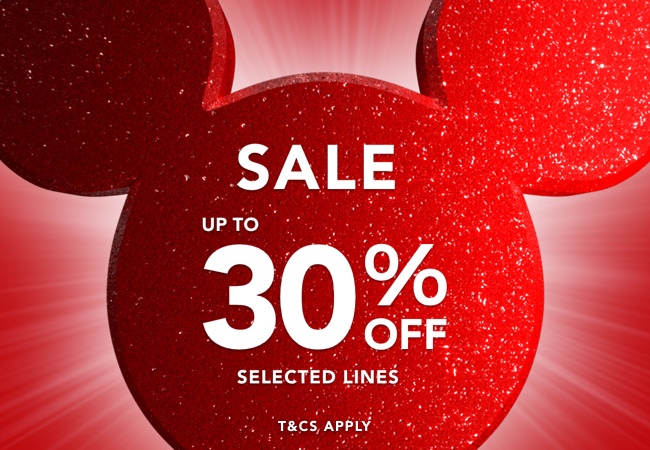 30% off selected lines