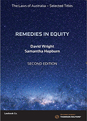 Remedies in Equity 2nd Edition - The Laws of Australia Book