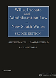 Wills, Probate and Administration Law in NSW 2e - Book