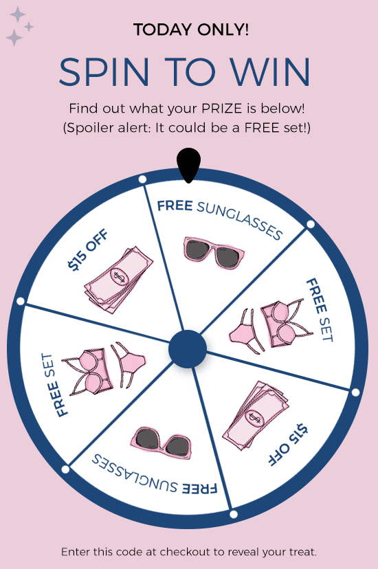 Today only - Spin to win