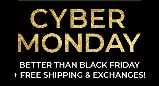 Cyber Monday - Better than Black Friday