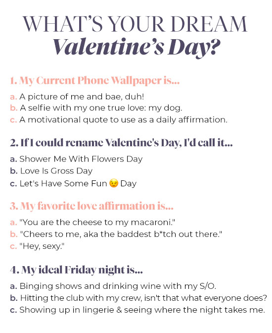 What's your dream Valentine's Day?