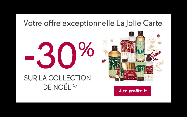 Votre offre exceptionnelle La Jolie Carte : -30% sur la collection de Noël