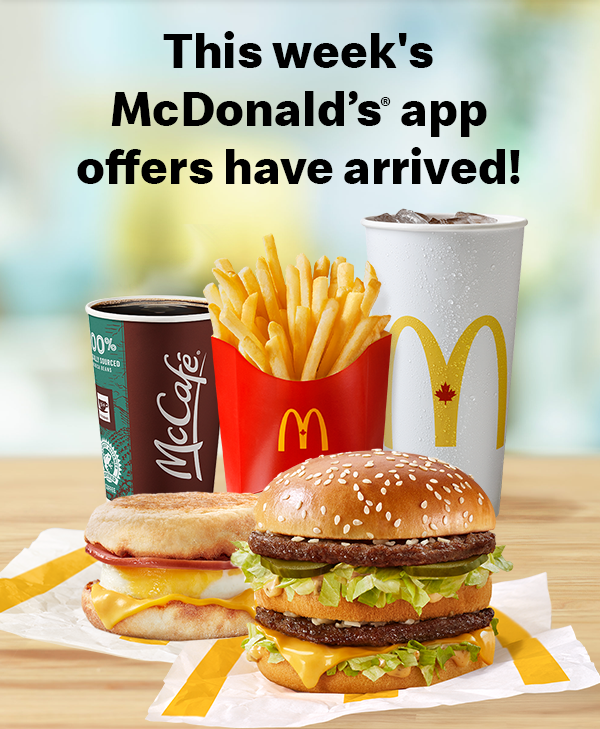 This week's McDonald's app offers have arrived!