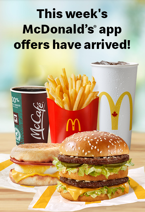 This week's McDonald's app offers have arrived!