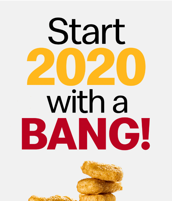 Start 2020 with a BANG!