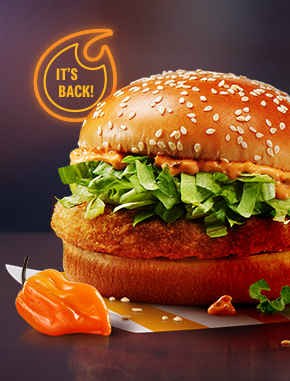 Our Spicy Habanero McChicken® is back