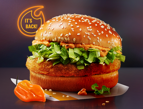 Our Spicy Habanero McChicken® is back