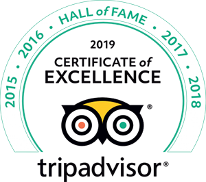 TripAdvisor Certificate of Excellence Hall of Fame