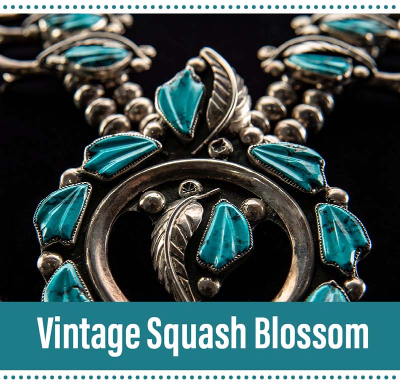 Second raffle: vintage squash blossom necklace