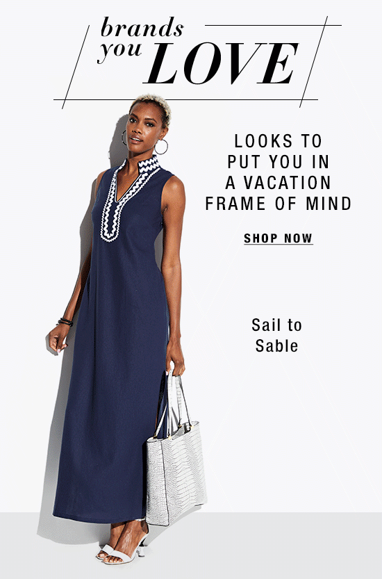 Looks to put you in a vacation frame of mind. Shop now.