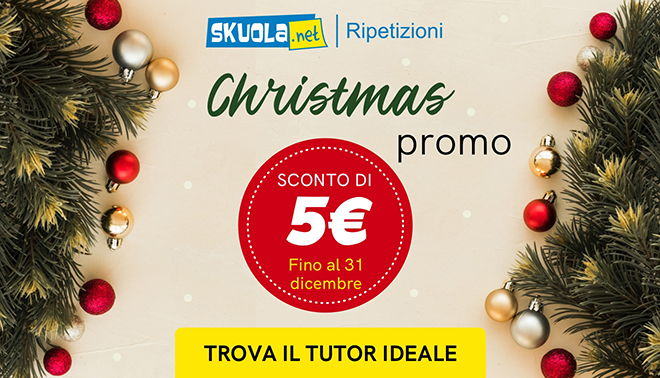 Sconto Natale - Skuola.net | Ripetizioni