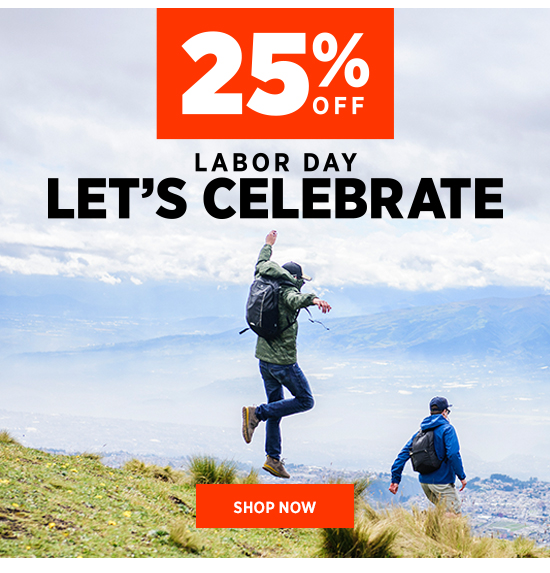 25% OFF LABOR DAY LETS CELEBRATE