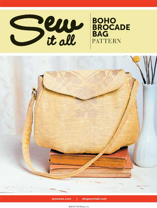 Boho Brocade Bag Sewing Pattern Download