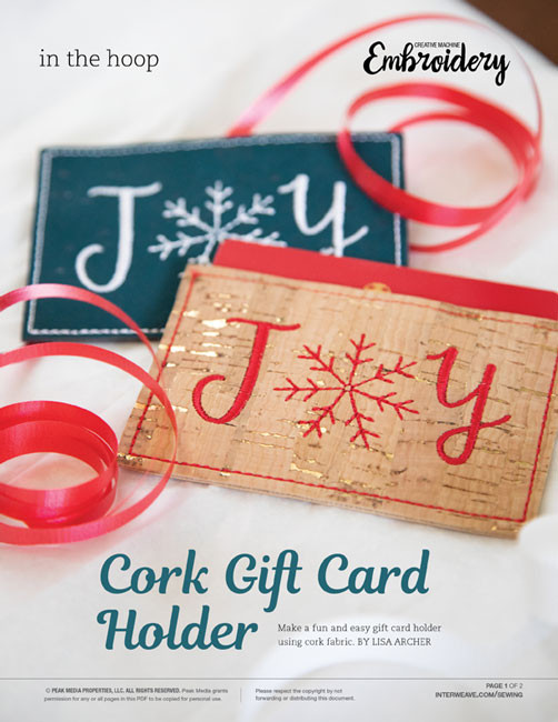 CME ITH Cork Gift Card Holder - image