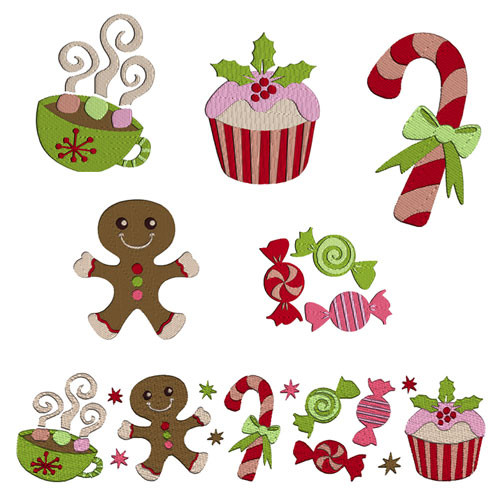 CME Christmas Goodies Embroidery Collection Download