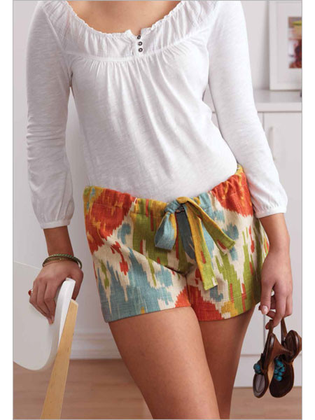 Weekend Linen Shorts Pattern Download - image
